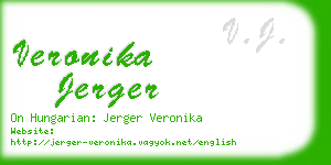 veronika jerger business card